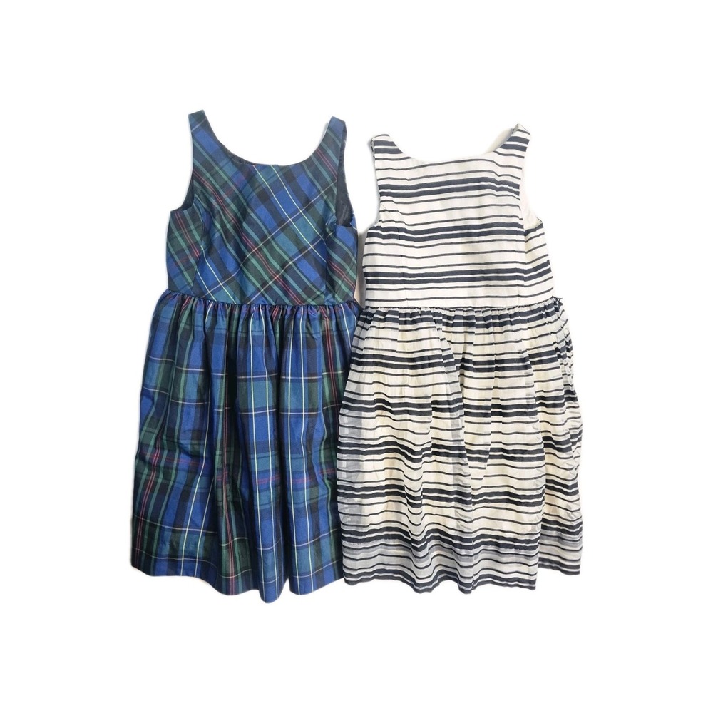 Polo Ralph Lauren Girls Dress Plaod 6X Holiday Lot Of 2